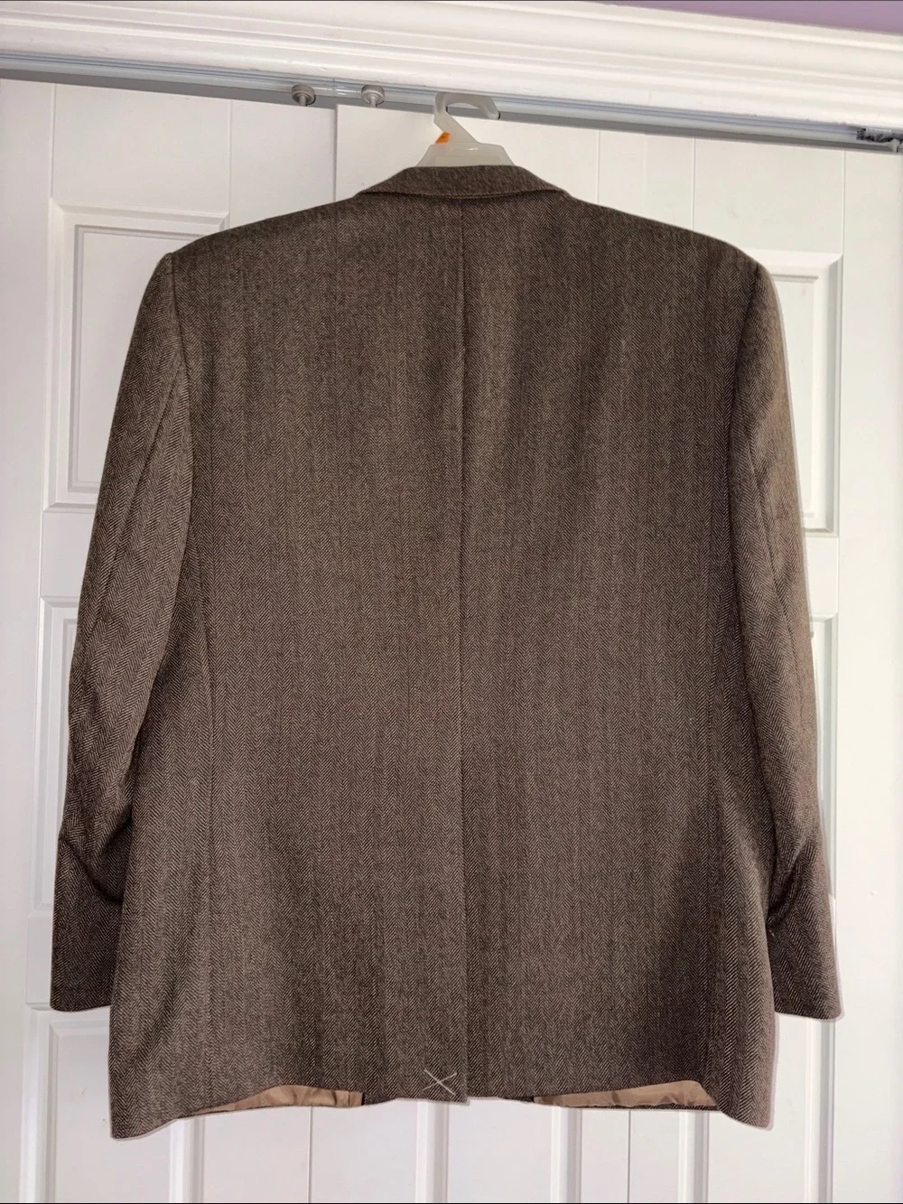 Saddlebred Brown Herringbone Men's Sport Coat